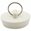 Thrifco Plumbing 1-1/2 Inch Universal Rubber Sink Drain Stopper in White 4400604